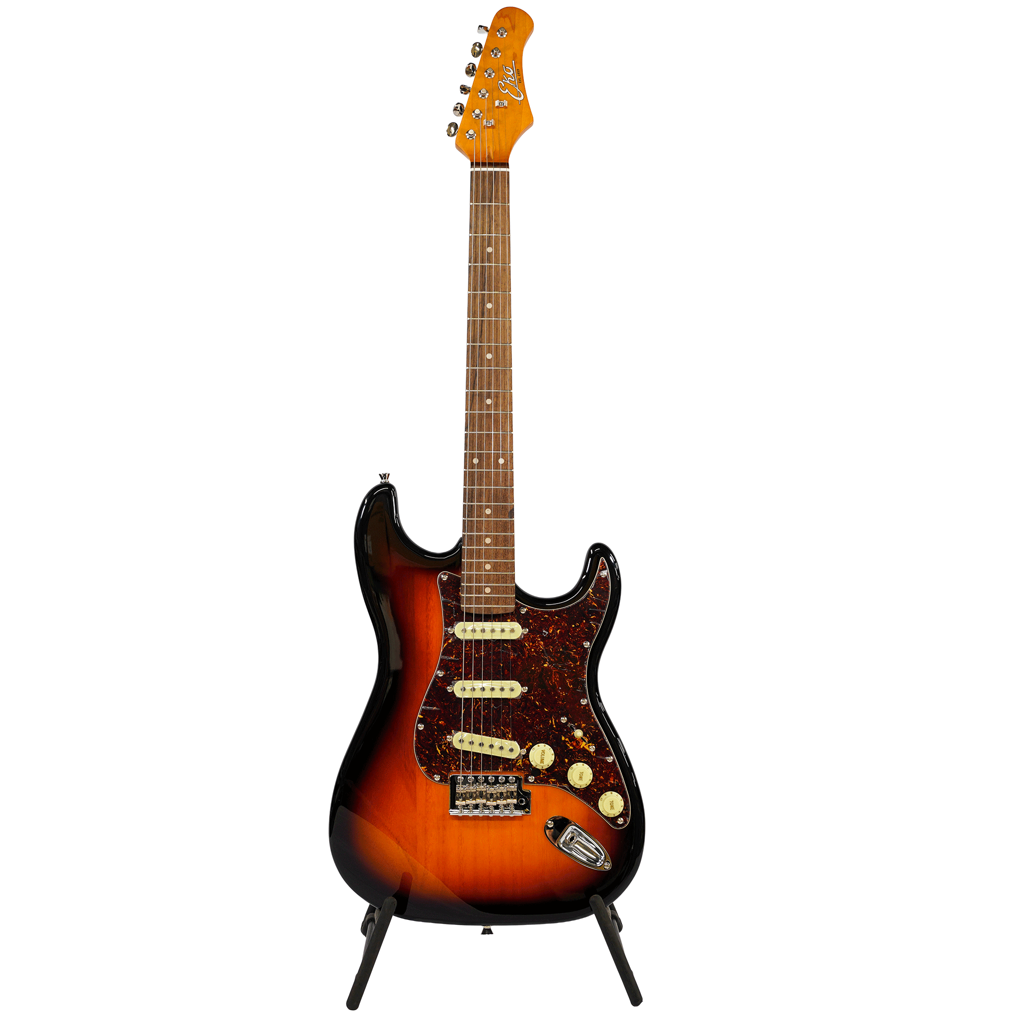 EKO キズありプライス！シンプル＆風格漂う・上位機種のスリーシングルP.U【EKO ST 400 SUNBURST】