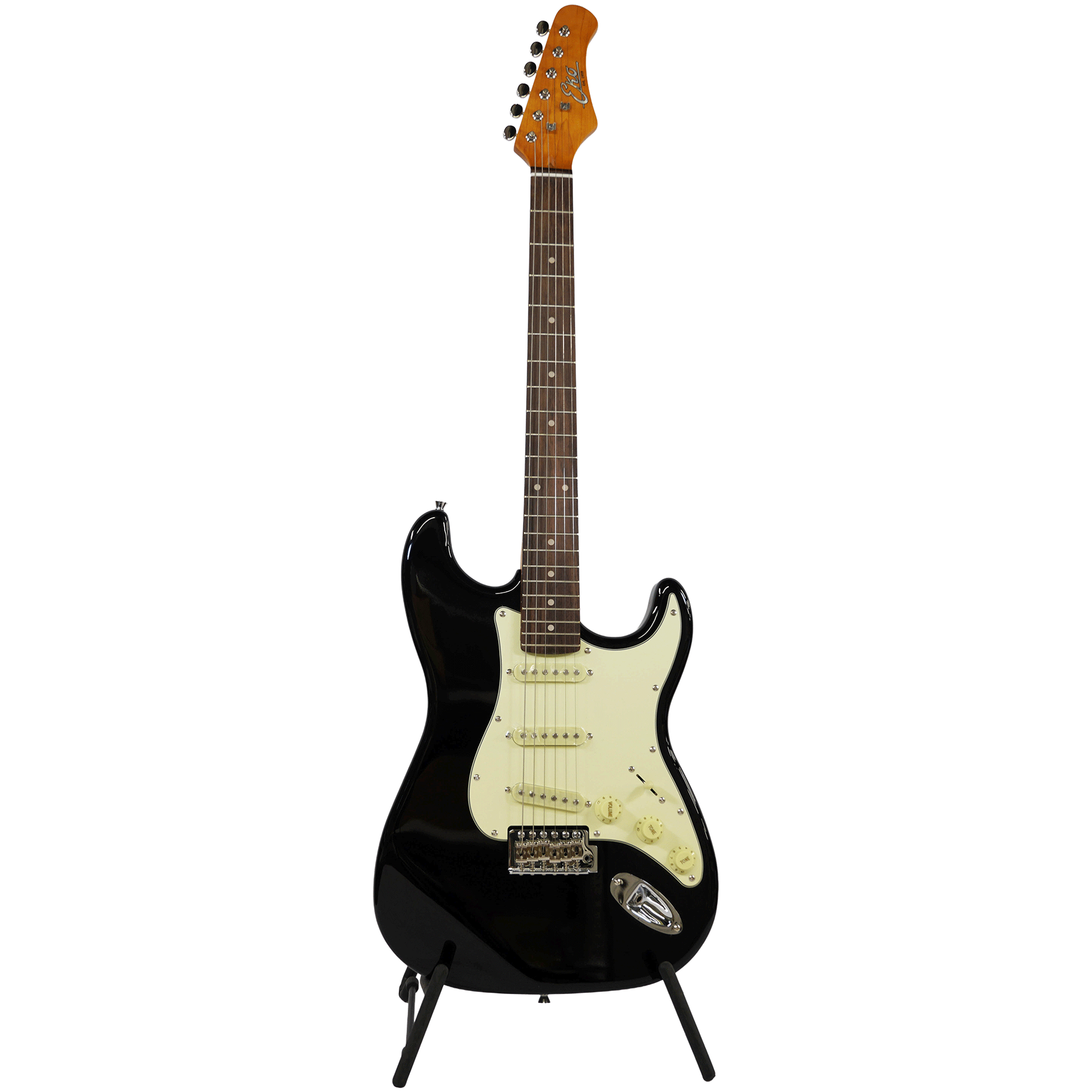 EKO キズありプライス！シンプル＆風格漂う・上位機種のスリーシングルP.U【EKO ST 400 BLACK】