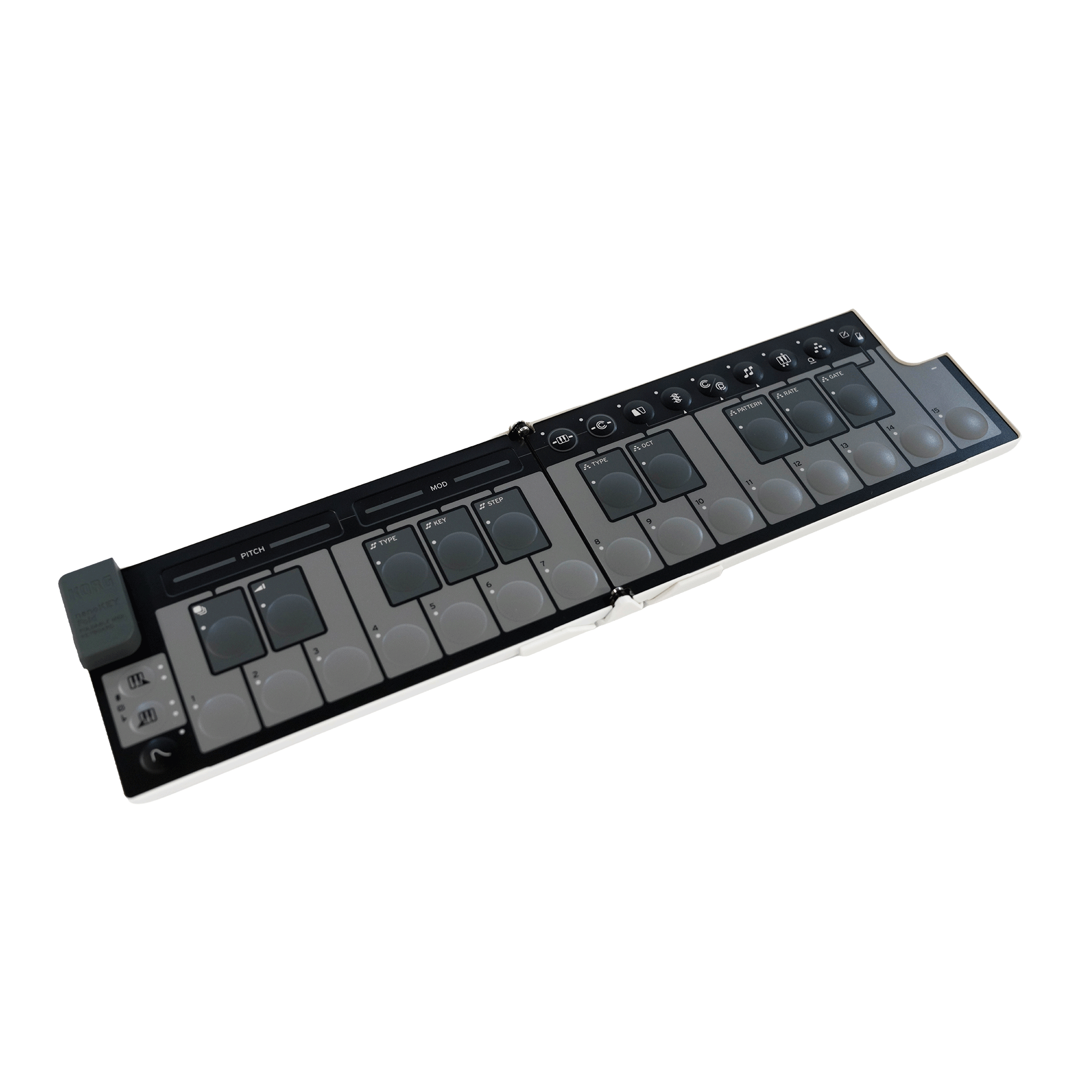 KORG 折りたたみ式MIDIキーボード 【nanoKEY Fold WH】