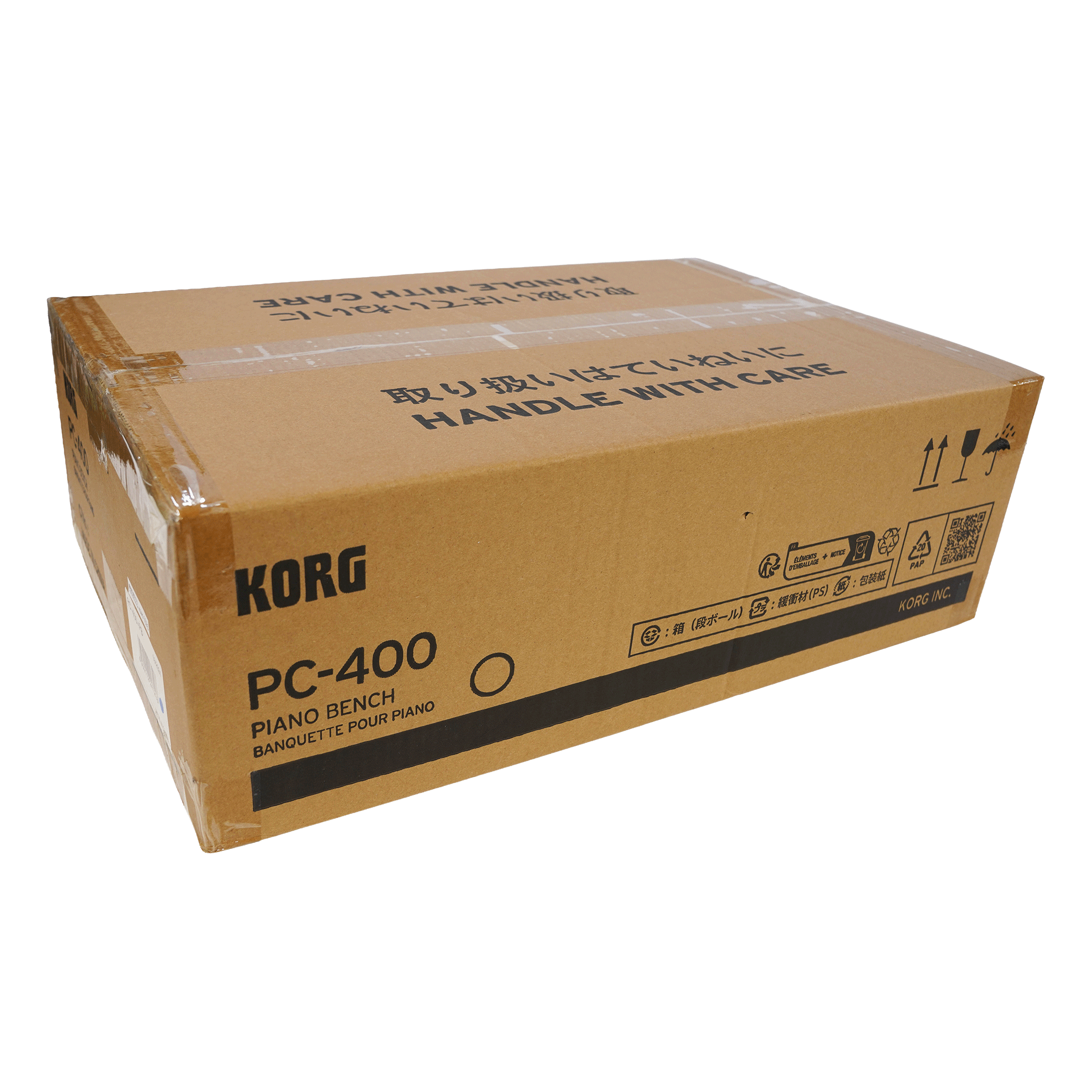 KORG　ピアノ用高低自在イス【PC-400PB】