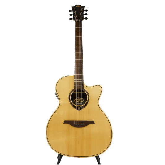 LAG エレアコ、ピックアップ搭載のアコースティックギター【T218ACE AUDITORIUM CTW EL】