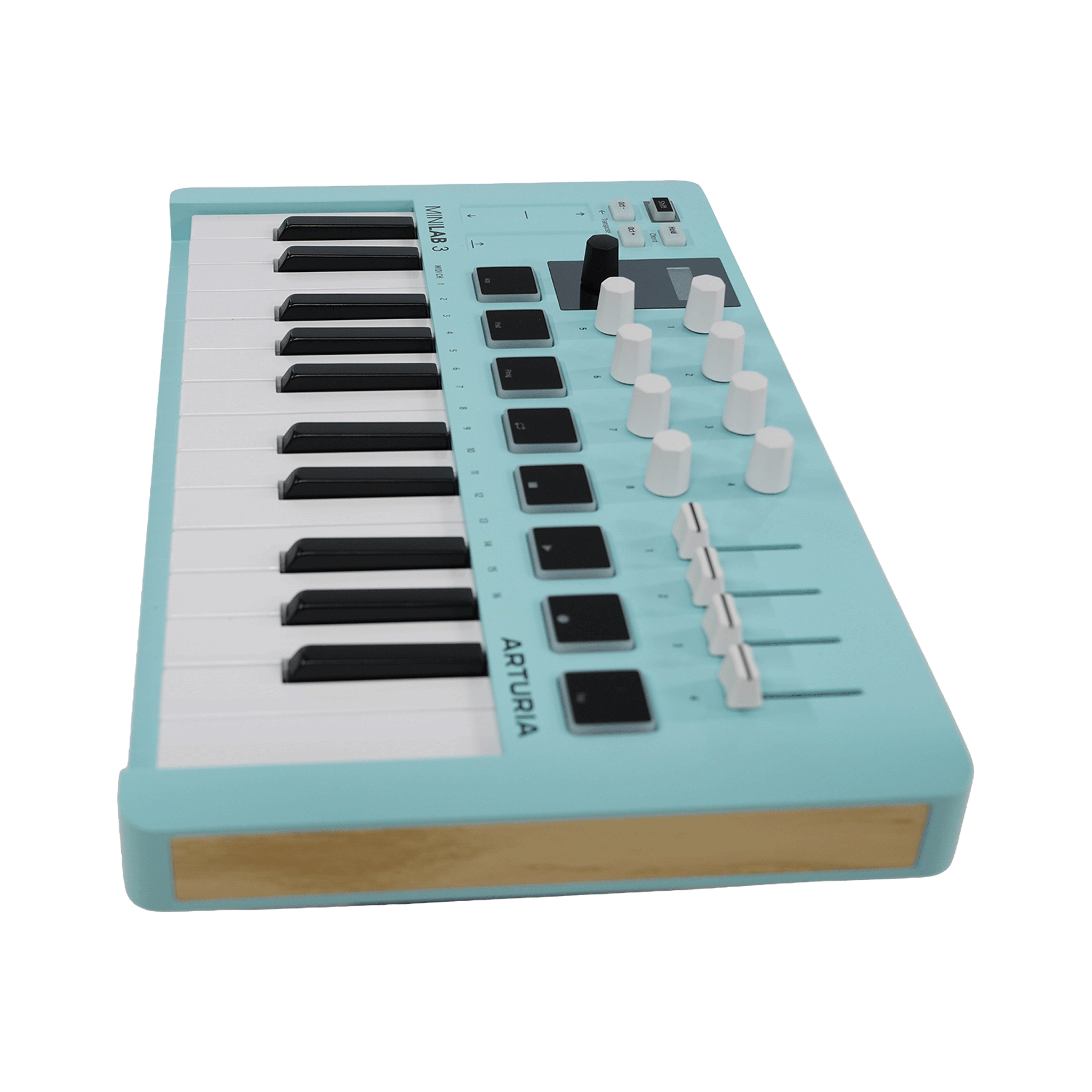 ARTURIA ソフトも充実！DTMに最適！オールインワンMIDIコントローラー【MINILAB 3 AQUAMARINE】