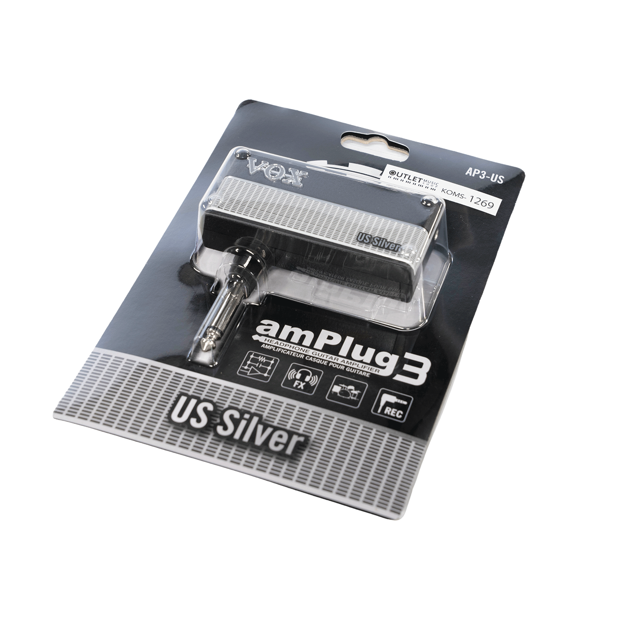 VOX こんなに簡単！ギター練習のお供に最適！【amplug3-US Silver】