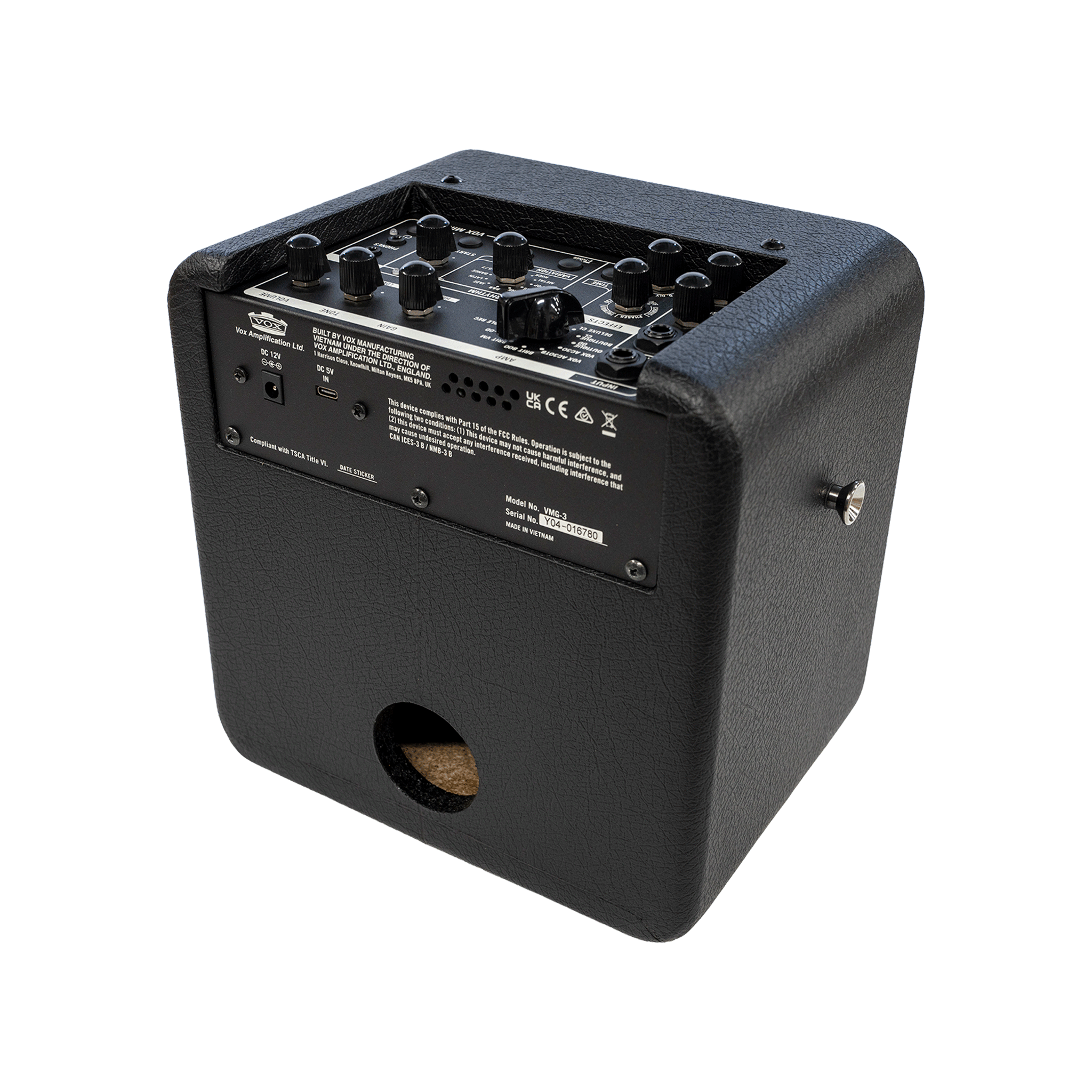 VOX 軽量、コンパクト、モバイルバッテリー対応！外に連れ出したくなるギターアンプ【VMG-3】