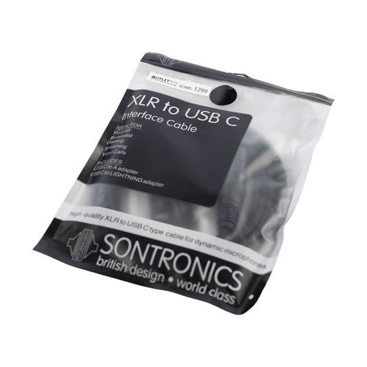 SONTRONICS  XLR to USB C ケーブル　【Sontronics XLR to USB-C Type Cable】