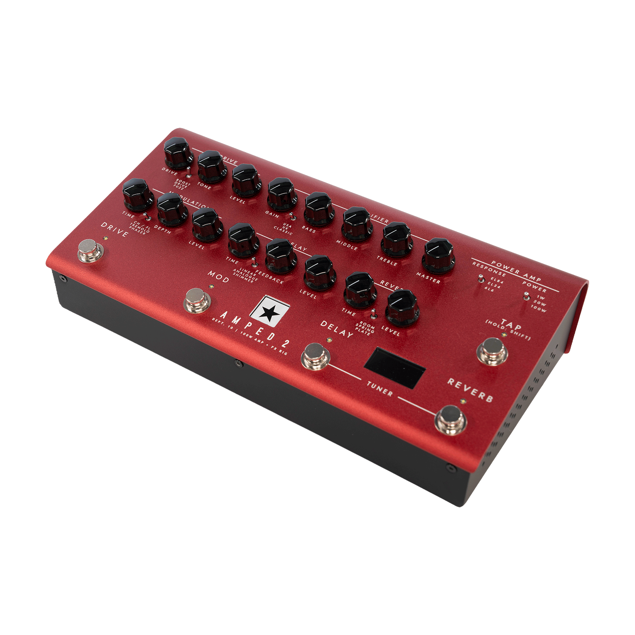 Blackstar 100Wアンプ＋FXをコンパクトなペダルに凝縮！【DEPT. 10 AMPED 2】