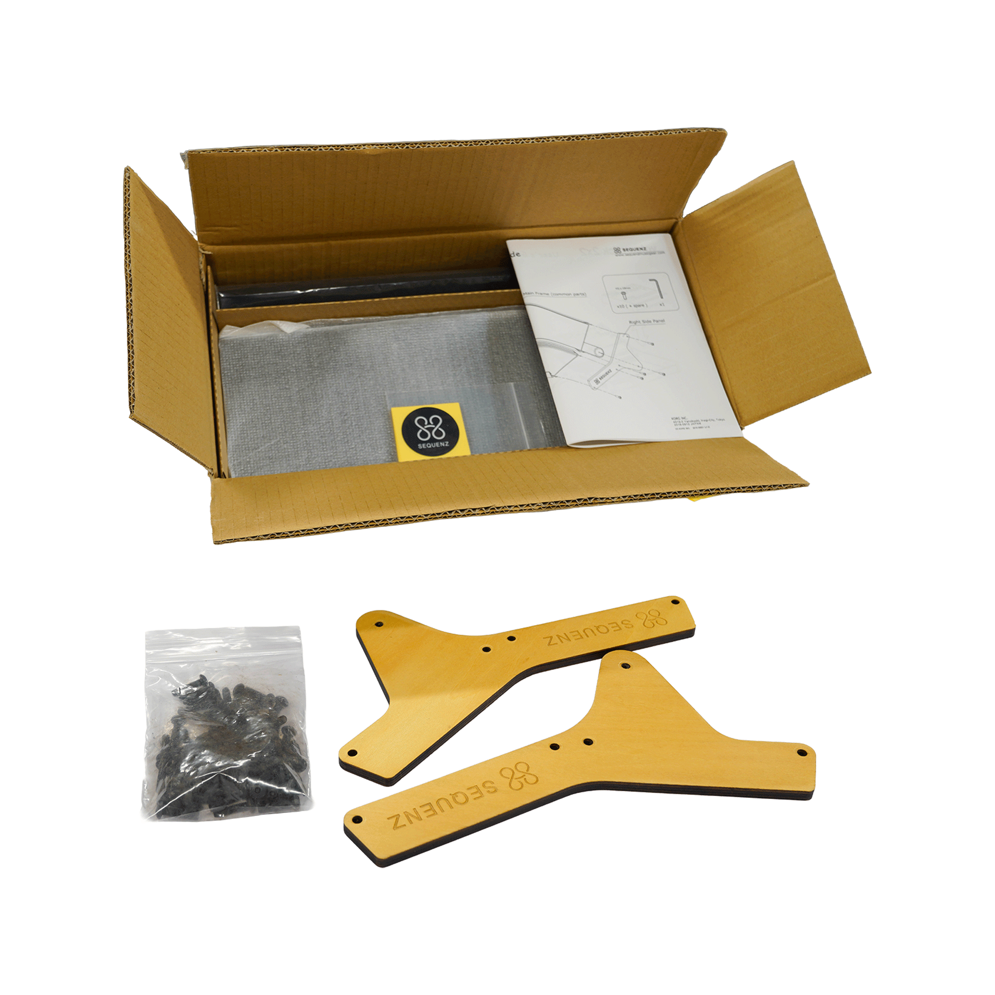 SEQUENZ volcaシリーズが4台収まる専用スタンド【volca rack】