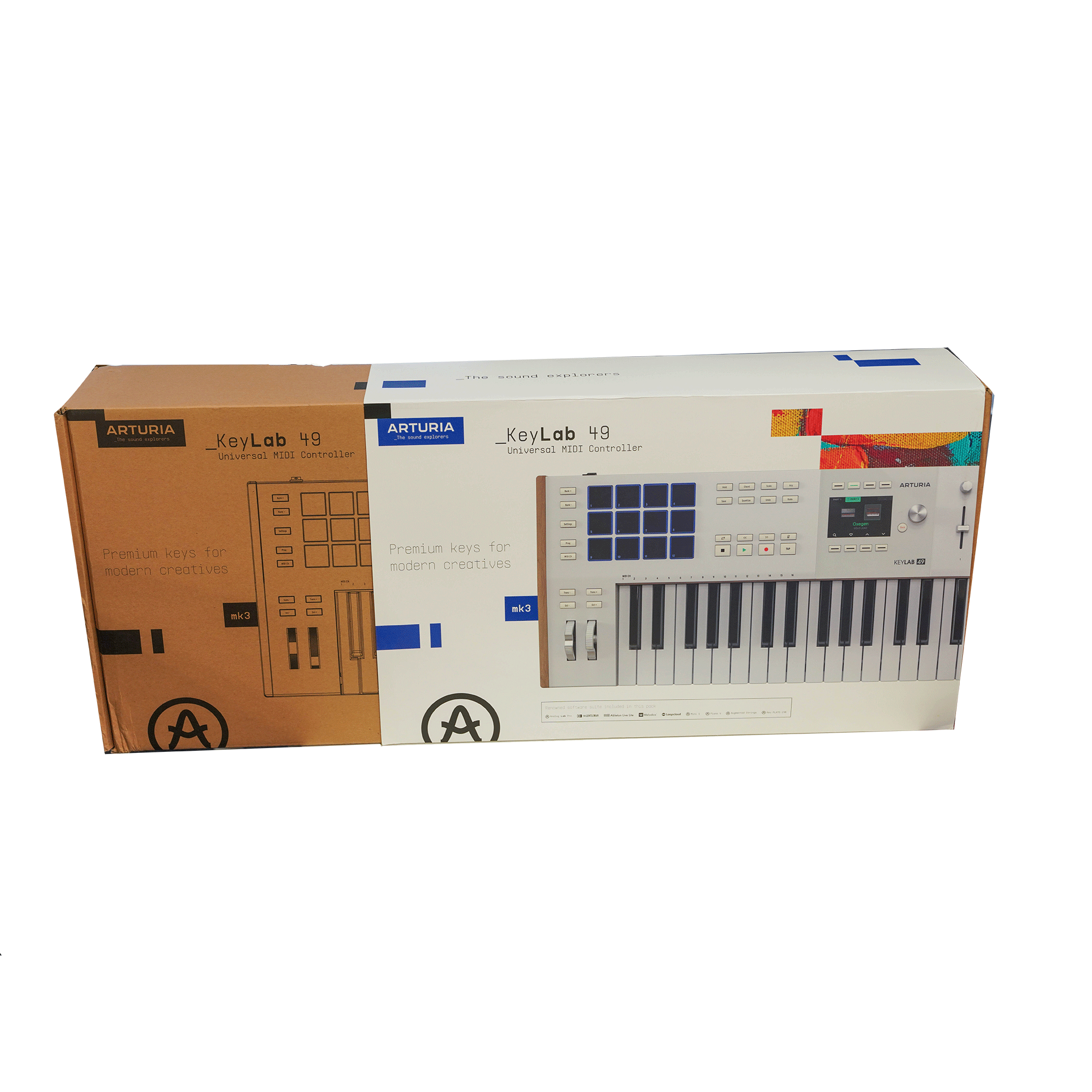 ARTURIA  数々のバンドルソフトが魅力のMIDIコントローラー【KEYLAB ESSENTIAL 49 MK3】 - OUTLET MUSIC SHOP｜コルグ公式アウトレットオンライン