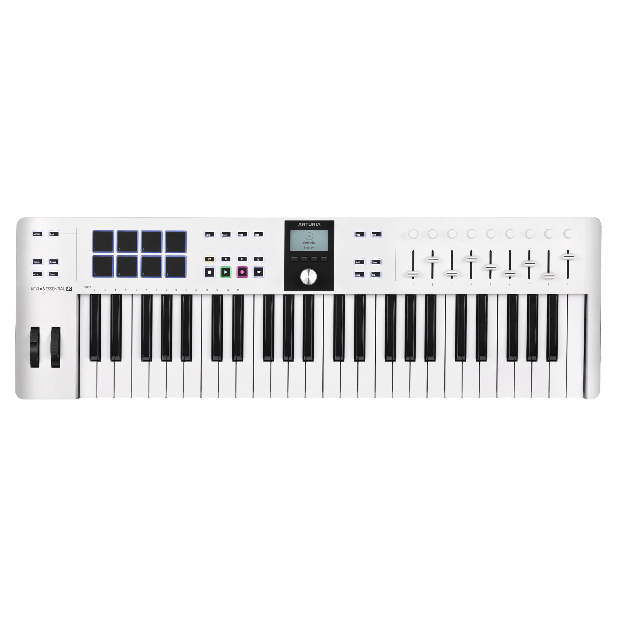 ARTURIA  数々のバンドルソフトが魅力のMIDIコントローラー【KEYLAB ESSENTIAL 49 MK3】 - OUTLET MUSIC SHOP｜コルグ公式アウトレットオンライン