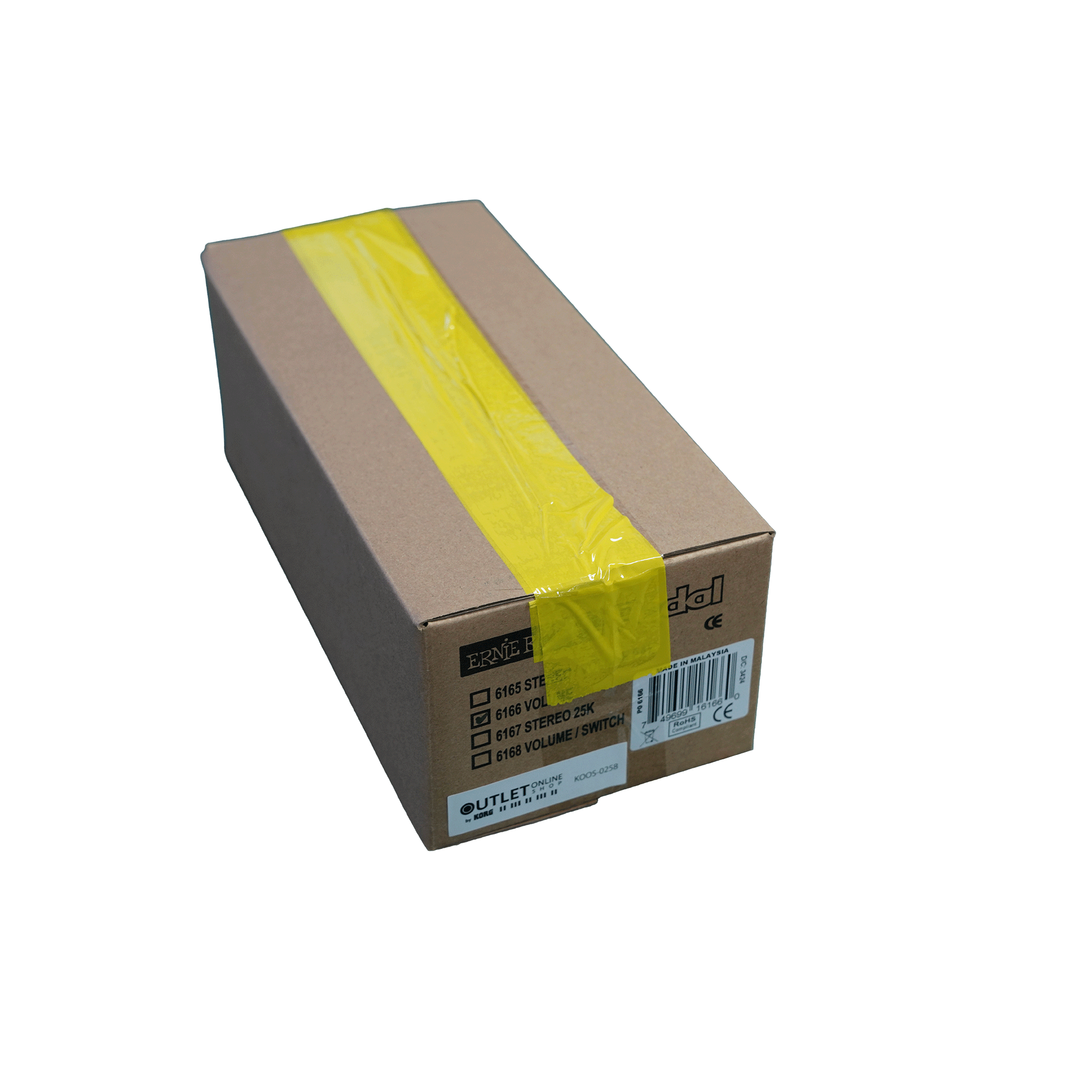 ERNIEBALL 定番ボリュームペダル【VOLUME PEDAL 250K】 - OUTLET MUSIC SHOP｜コルグ公式アウトレットオンライン