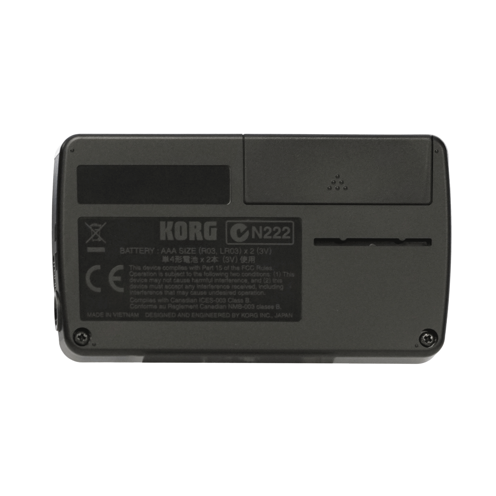 KORG ギターチューナGA1 & VOX ロゴ【GA1-V】