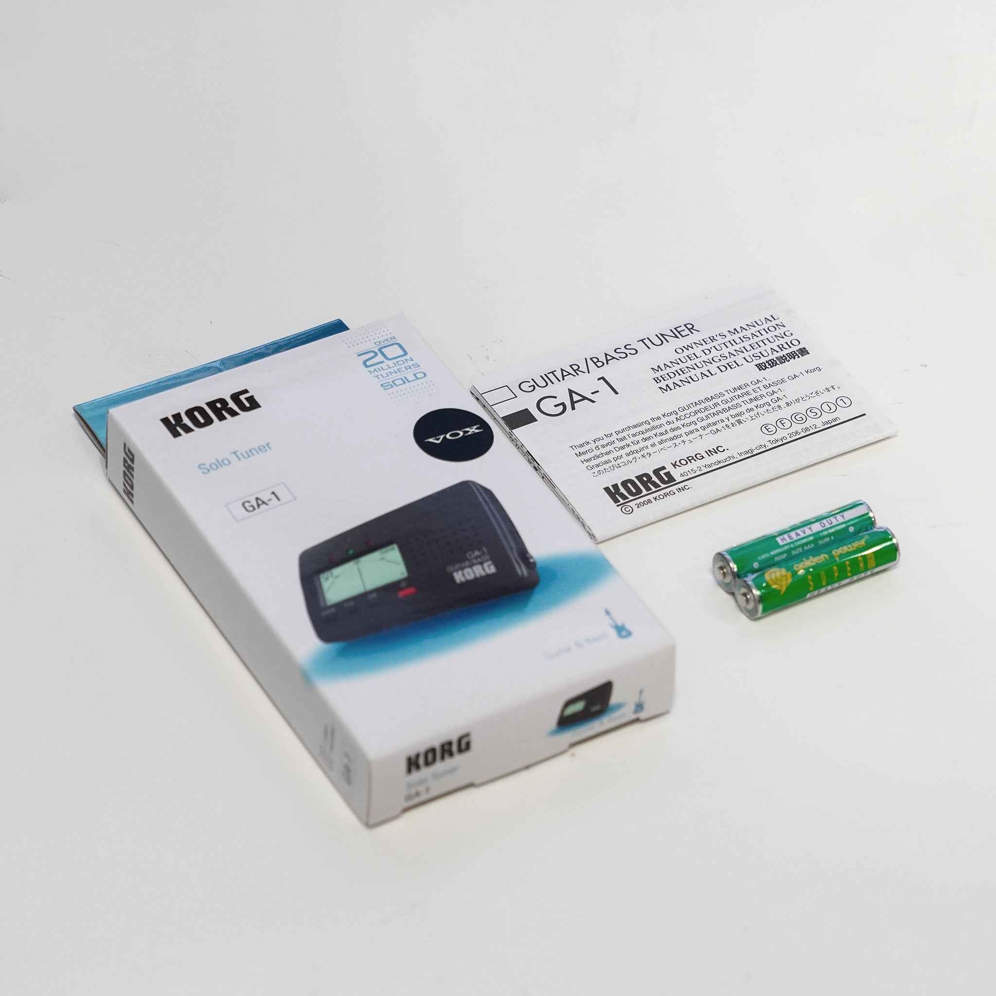 KORG ギターチューナGA1 & VOX ロゴ【GA1-V】