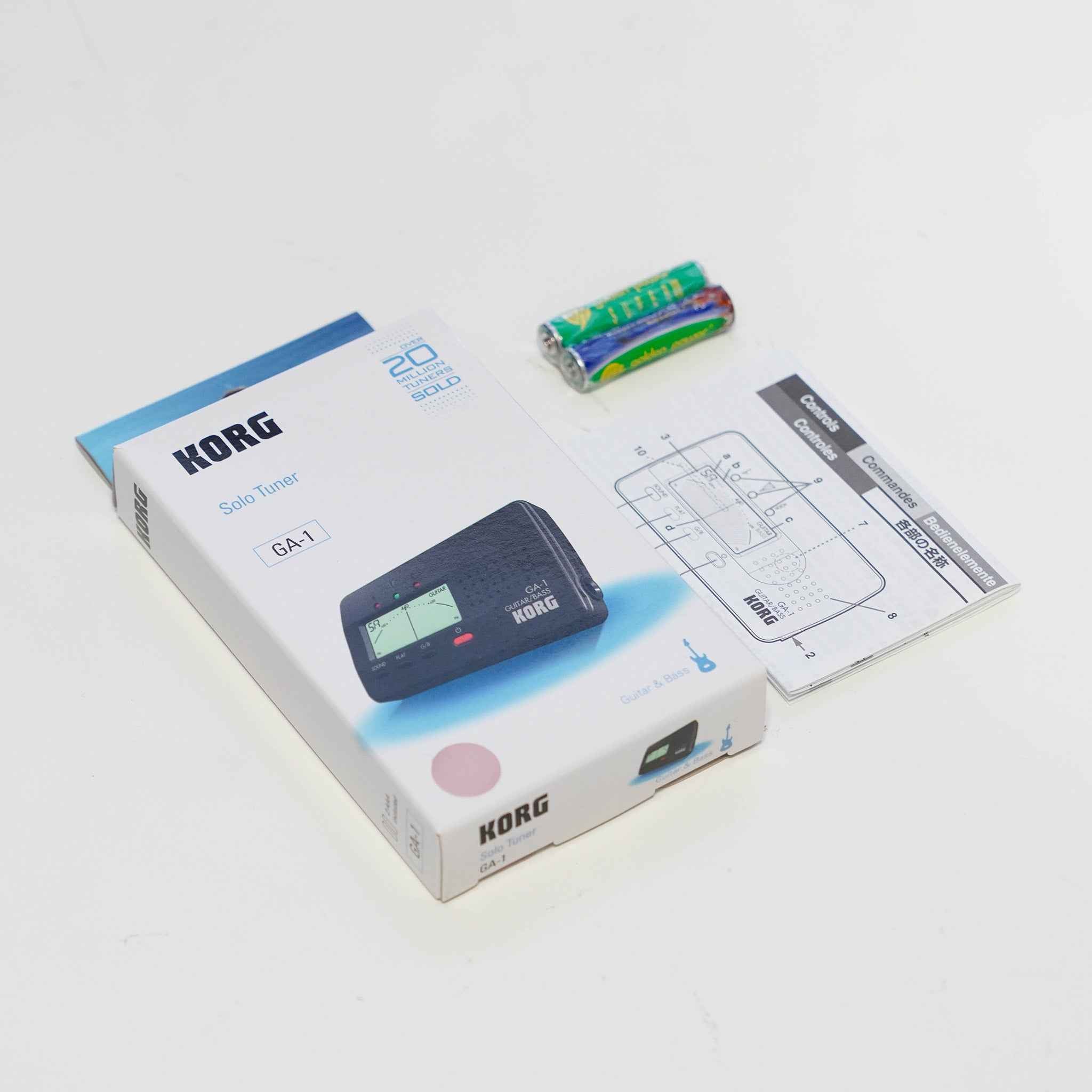 KORG ギターチューナGA1 & VOX ロゴ【GA1-V2】