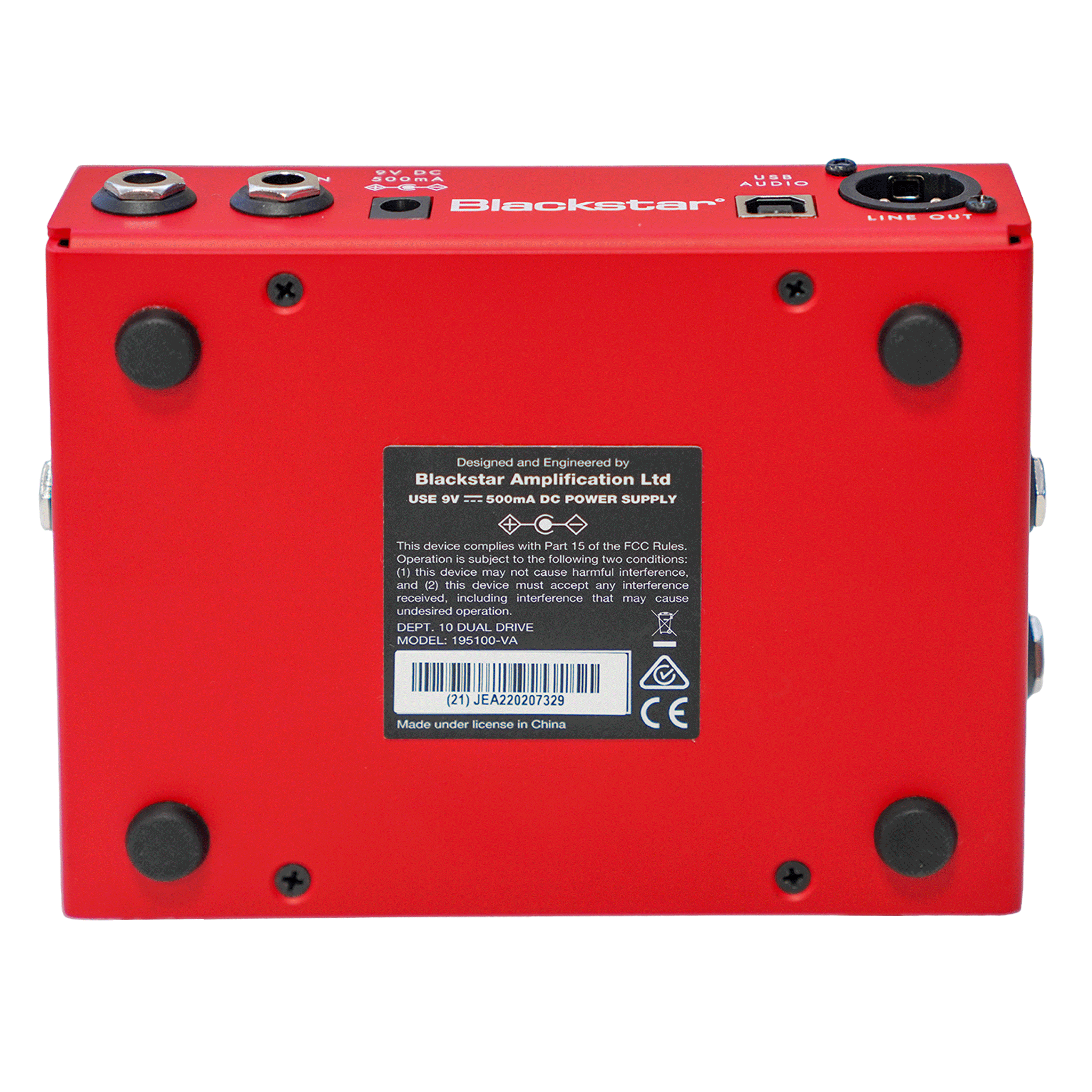 Blackstar 真空管オーバードライブペダル【Dept. 10 Dual Drive】