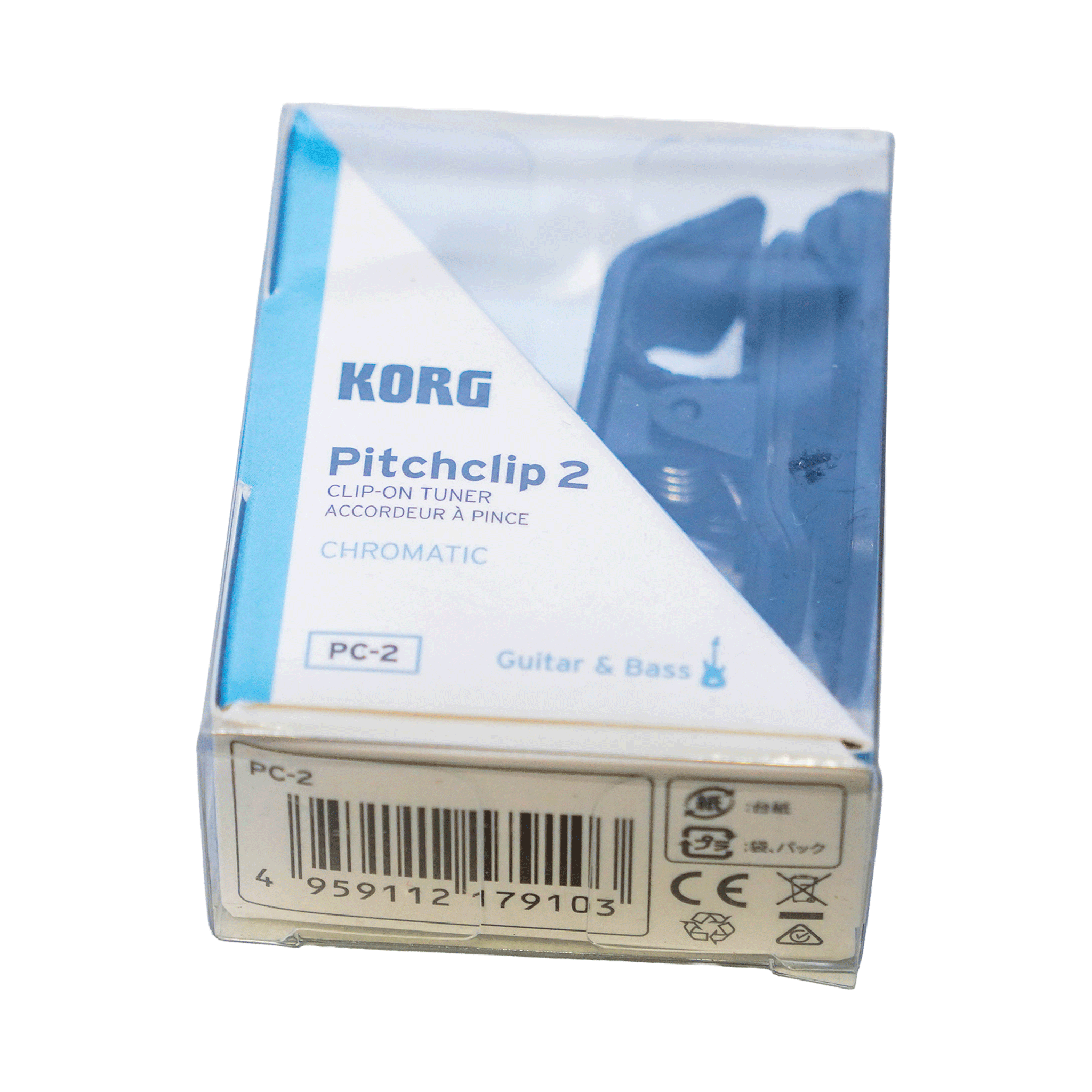 KORG シンプルでスマートなギターチューナー【Pitchclip 2】