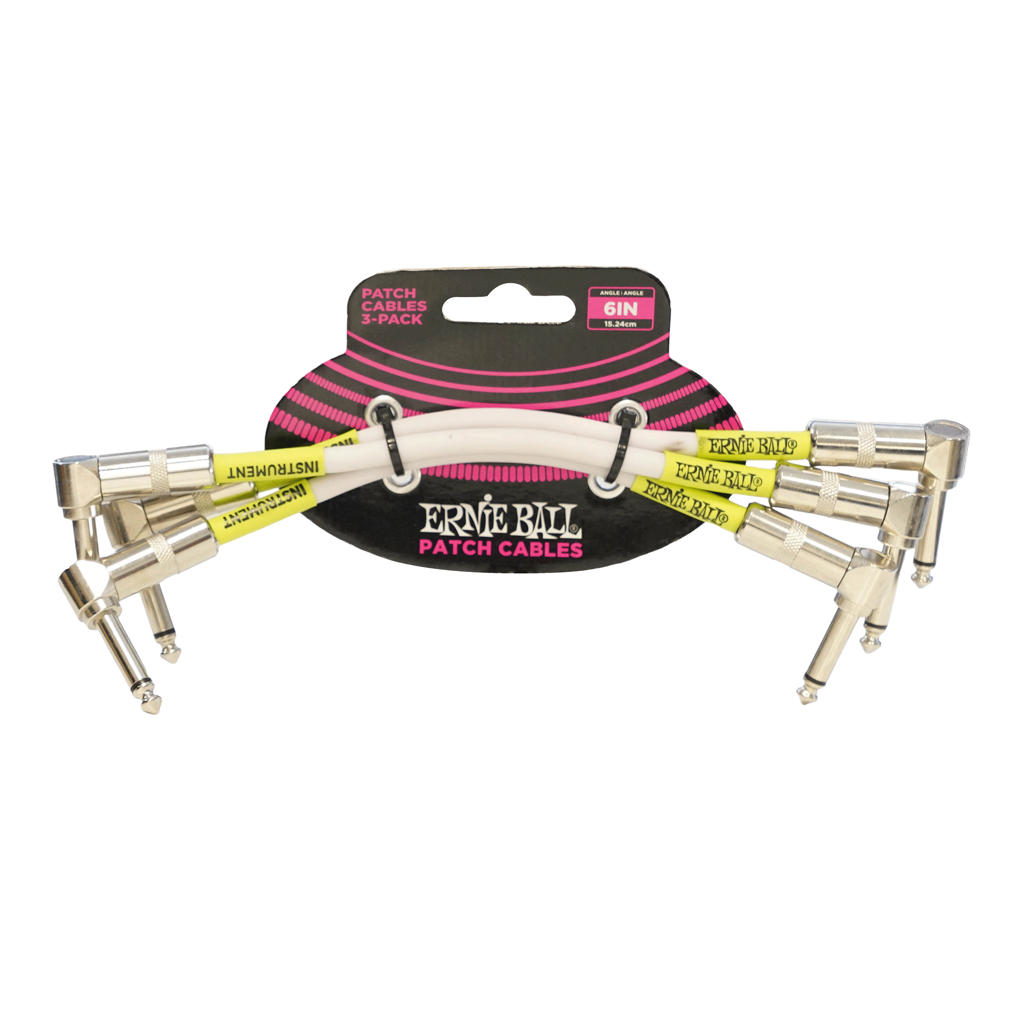 ErnieBall パッチケーブル３本セット【EB 6051 PATCH 3P LL WH 6IN】 - OUTLET MUSIC SHOP｜コルグ公式アウトレットオンライン