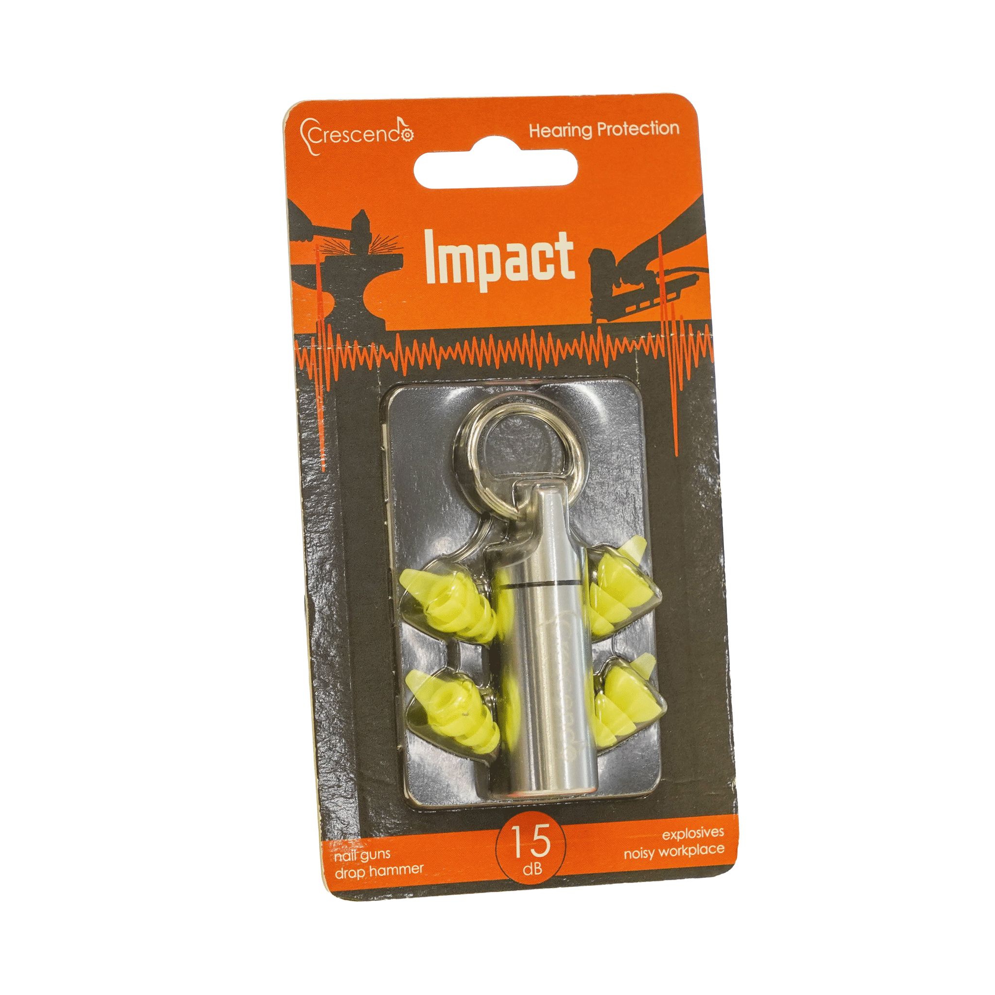 Crescendo 釘打ち機 ハンマー 工具 から耳を守るイヤープロテクター【Impact】