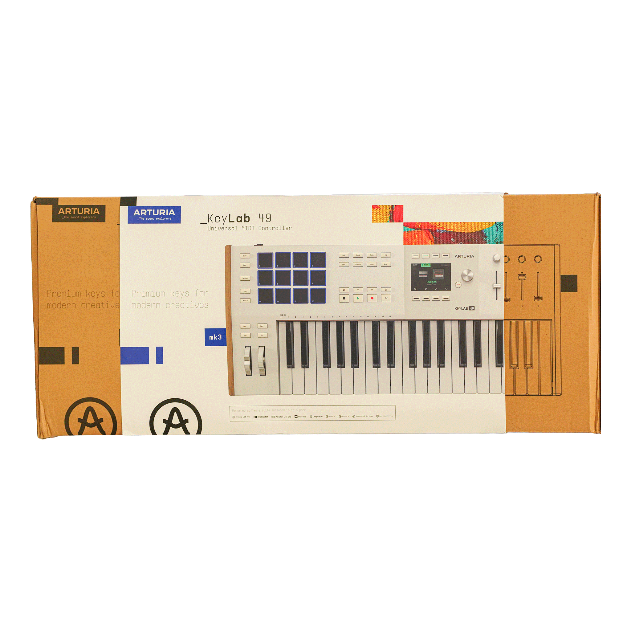 ARTURIA 49鍵盤MIDIコントローラー【KeyLab MkIII 49keys】