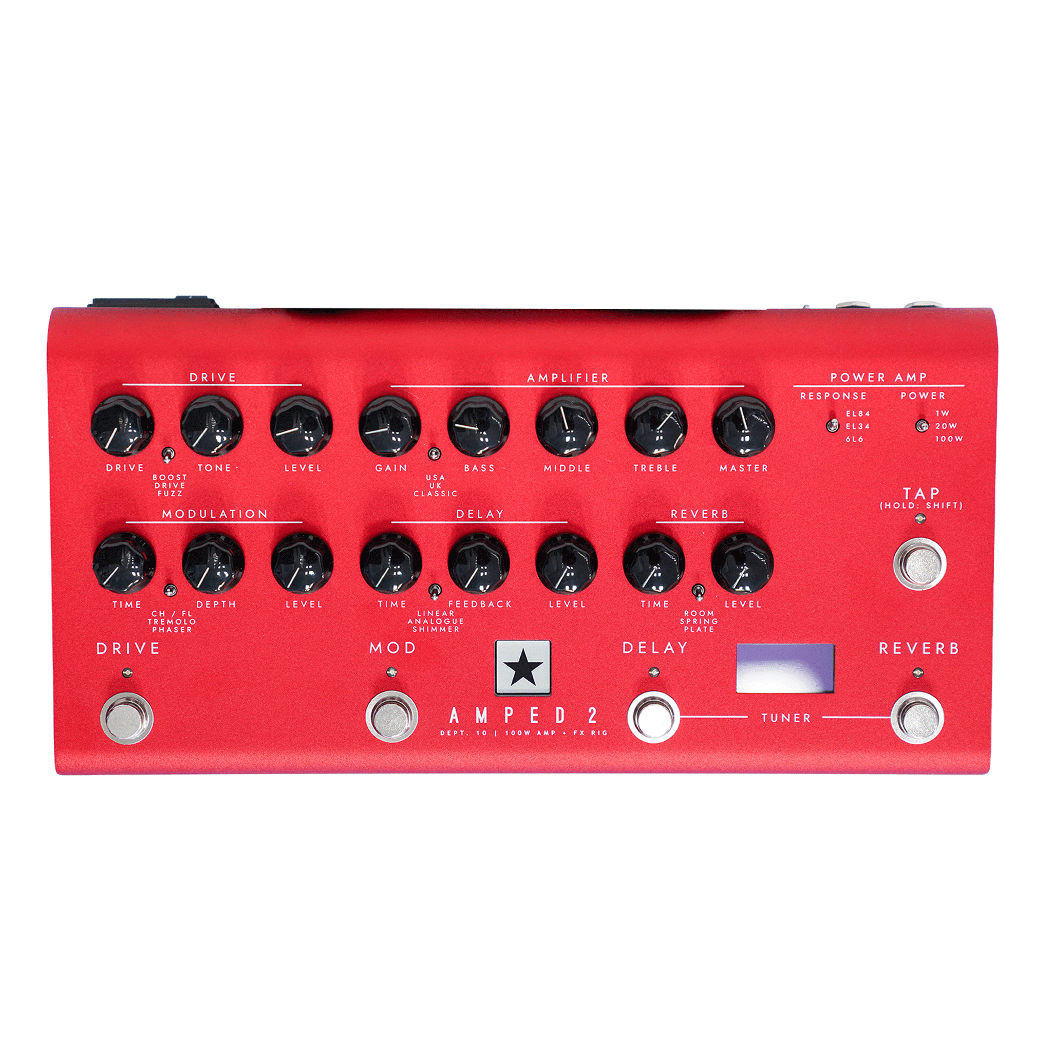 Blackstarドライブペダル【Dept. 10 AMPED 2】