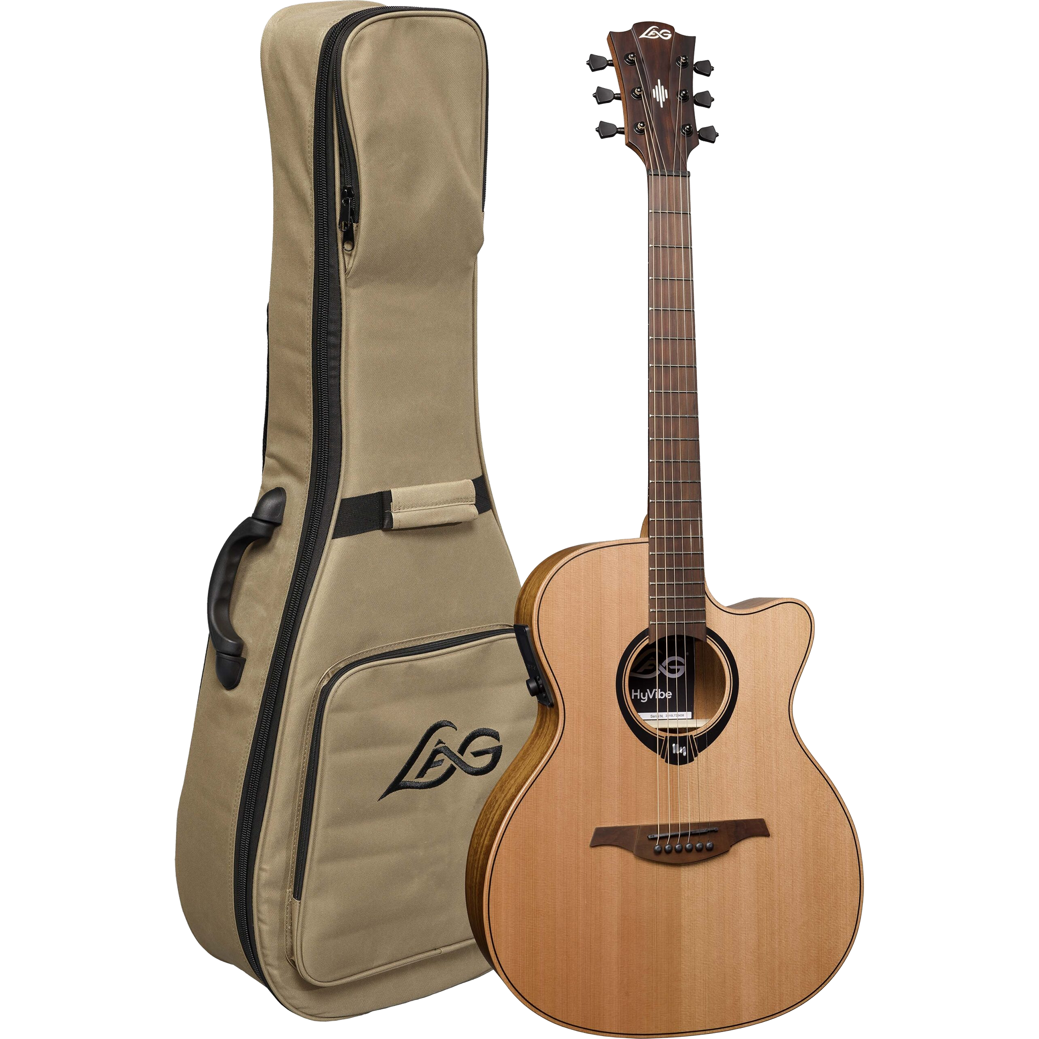 ＃押し弾き タイアップ製品 ＊スマートギター【LAG THV10ACE】