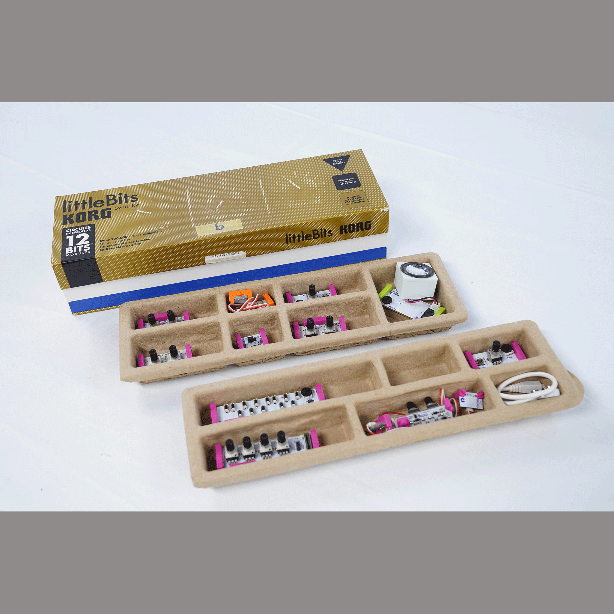 最終プライス！littleBits 電子工作キット＊研修用備品＊ジャンク 【LB-SET1】
