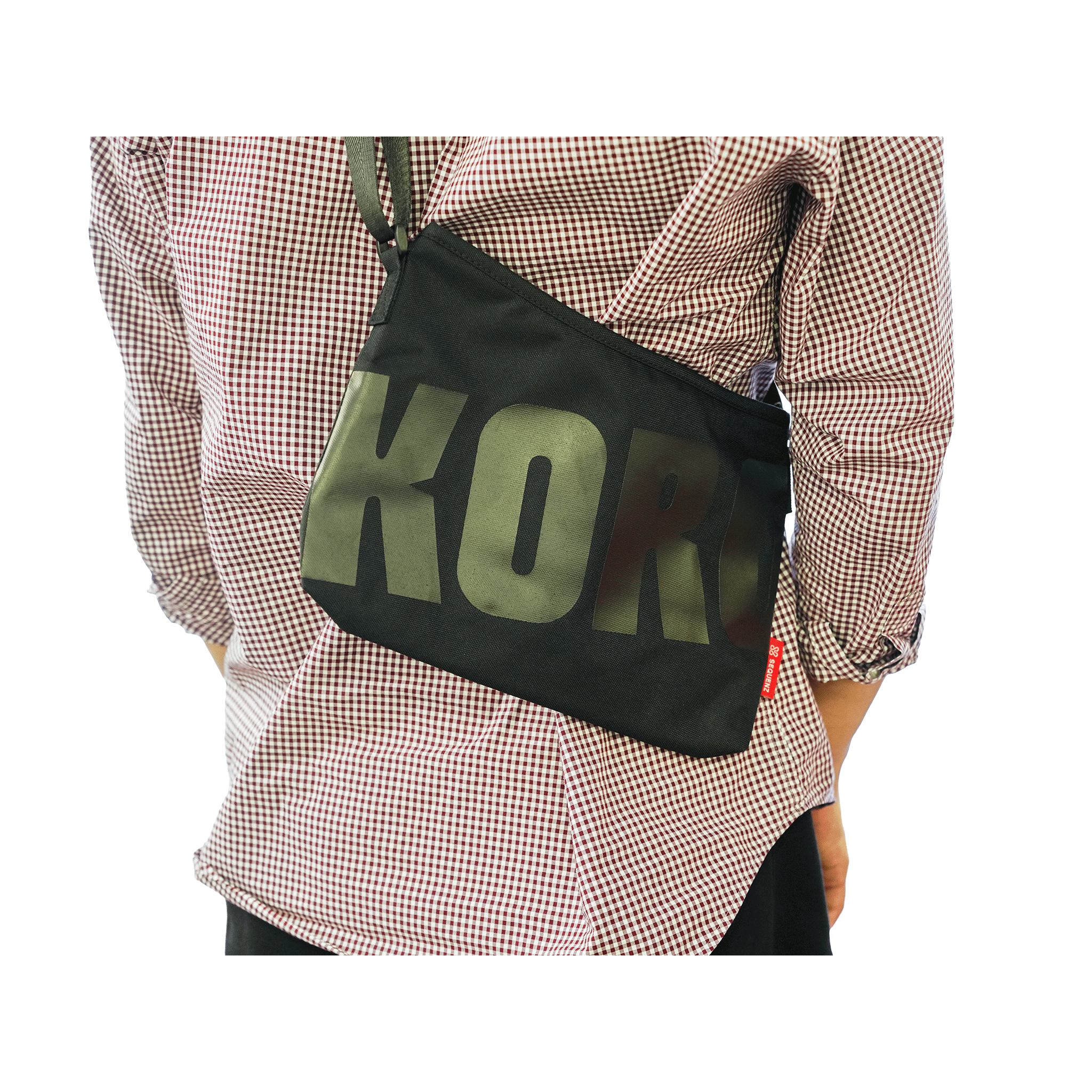 SEQUENZ KORGロゴサコッシュ・バッグ【SB-KORG-BK】