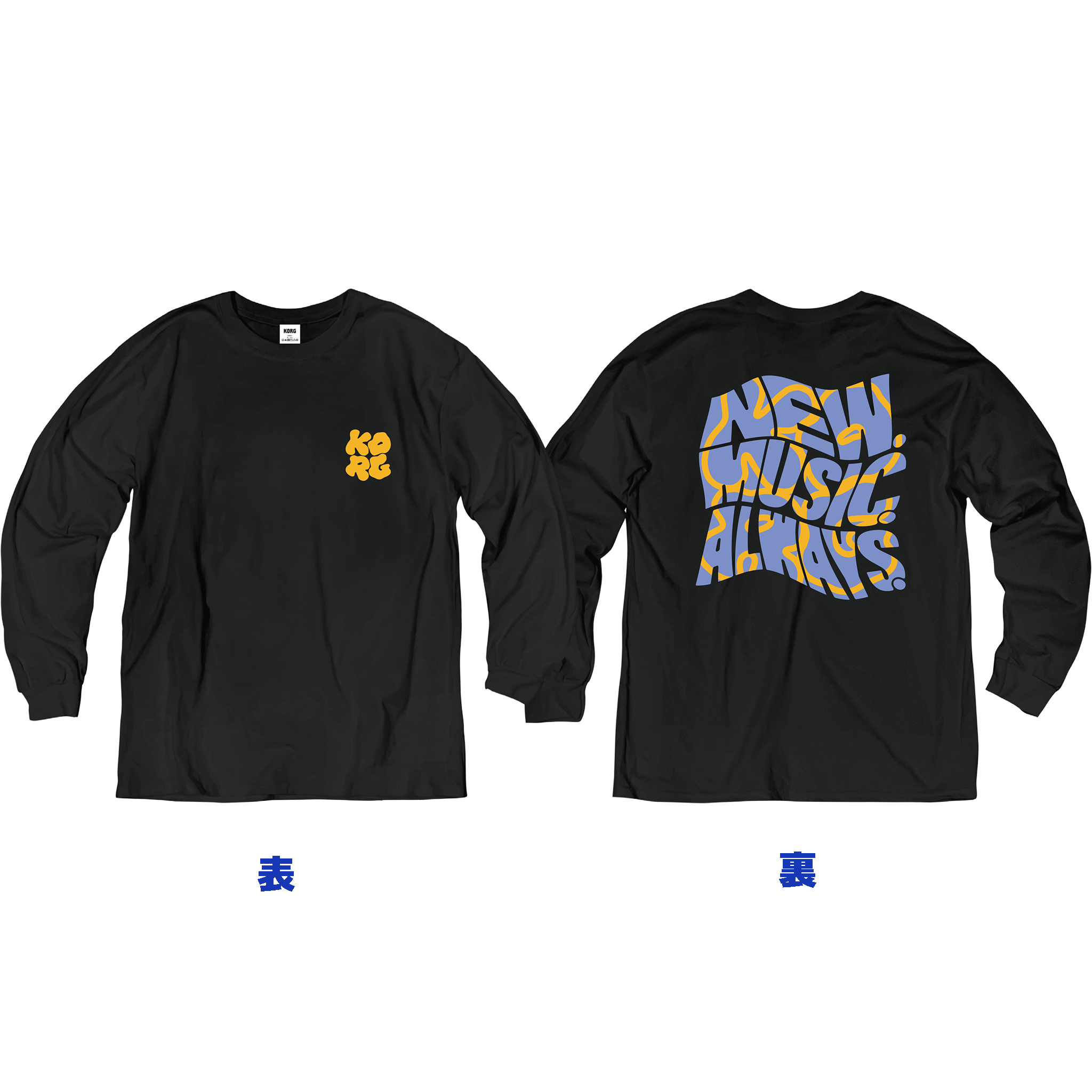 KORG オリジナルロンT【コルグ・ロゴ・なみなみ】サイズL