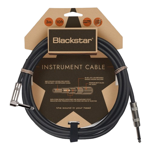 Blackstar ギター・ベース用高品質ギター・シールド・3ｍ【STANDARD CABLE 3MSTR/STR】
