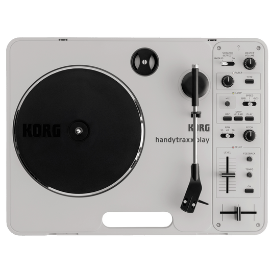 ＃押し弾き　タイアップ製品＊KORG ポータブル・レコードプレーヤー【handytraxx play】
