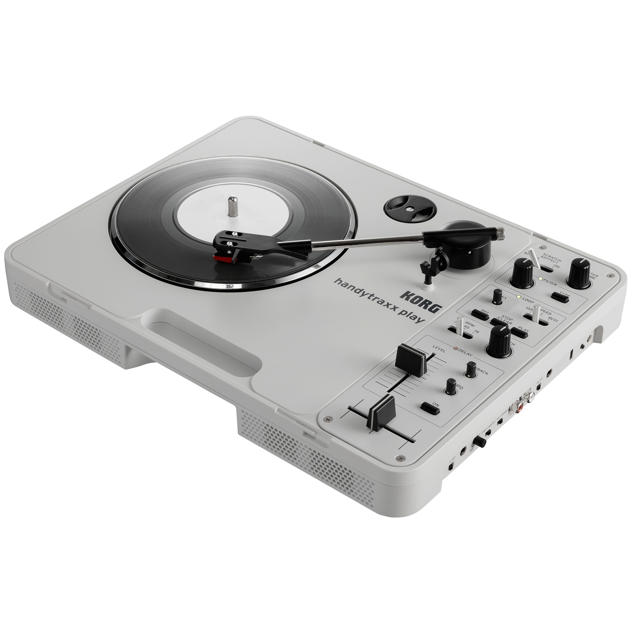 ＃押し弾き　タイアップ製品＊KORG ポータブル・レコードプレーヤー【handytraxx play】