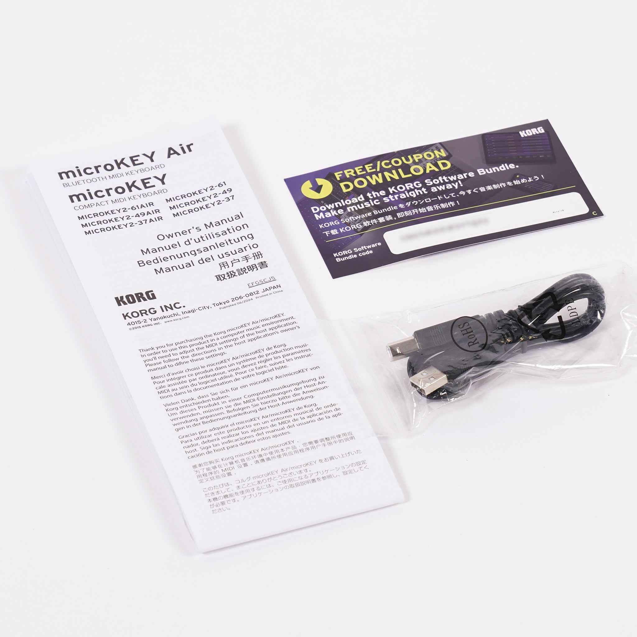 KORG Bluetooth MIDIキーボード【microKEY2 Air 37】