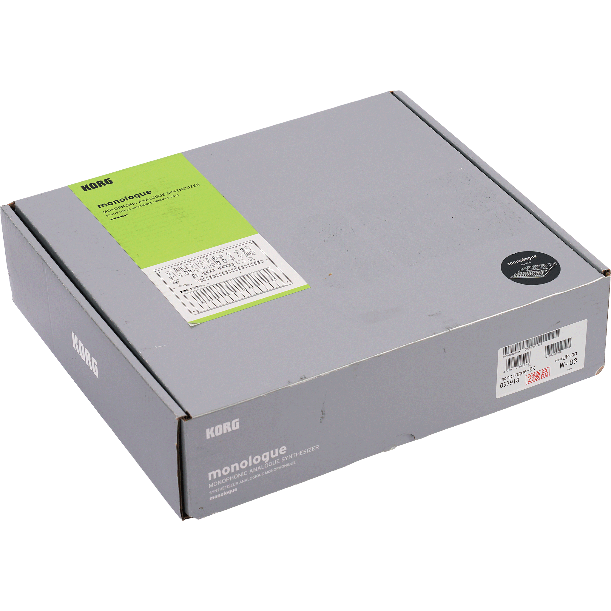 KORG モノフォニック・アナログ・シンセサイザー【monologue BK】