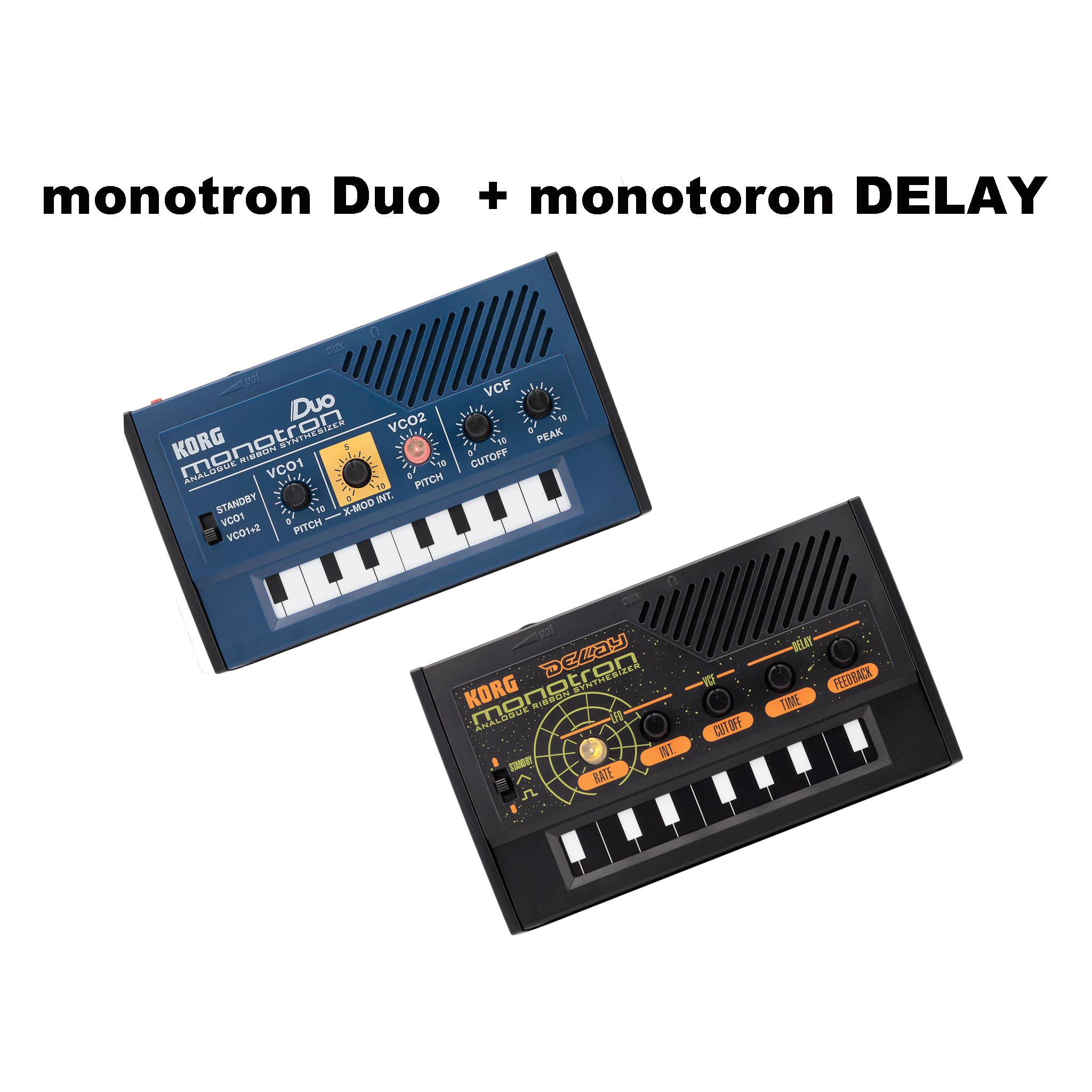 KORG 2台あると面白さ倍増！【monotron Duo + monotoron DELAY セット】 - OUTLET MUSIC SHOP｜コルグ公式アウトレットオンライン