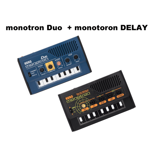 KORG 2台あると面白さ倍増！【monotron Duo + monotoron DELAY セット】 - OUTLET MUSIC SHOP｜コルグ公式アウトレットオンライン