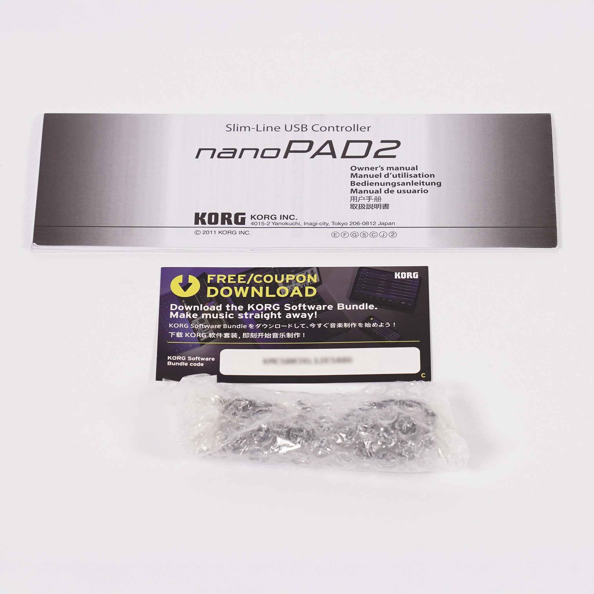 KORG MIDIパッド・コントローラー【nanoPAD2】