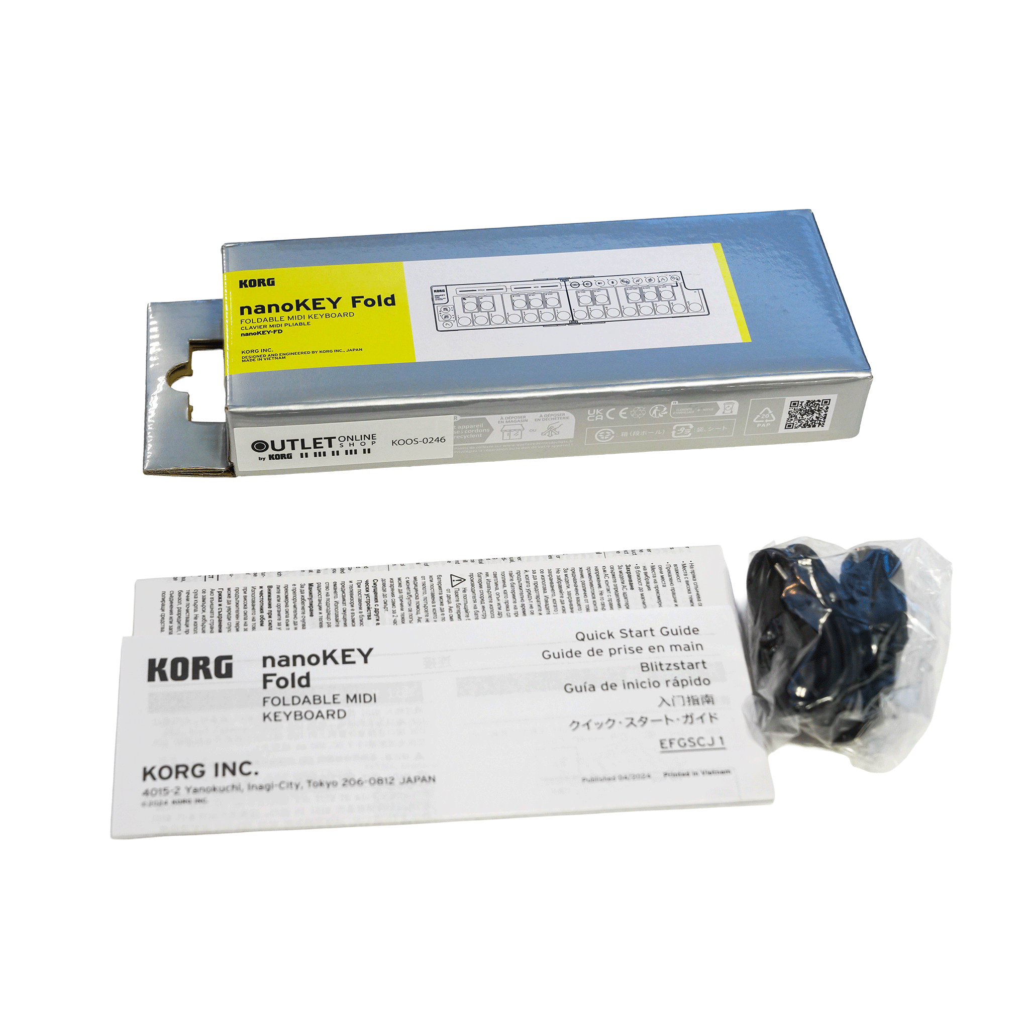 KORG 折りたためるコントローラー　【NANOKEY-FD】 - OUTLET MUSIC SHOP｜コルグ公式アウトレットオンライン