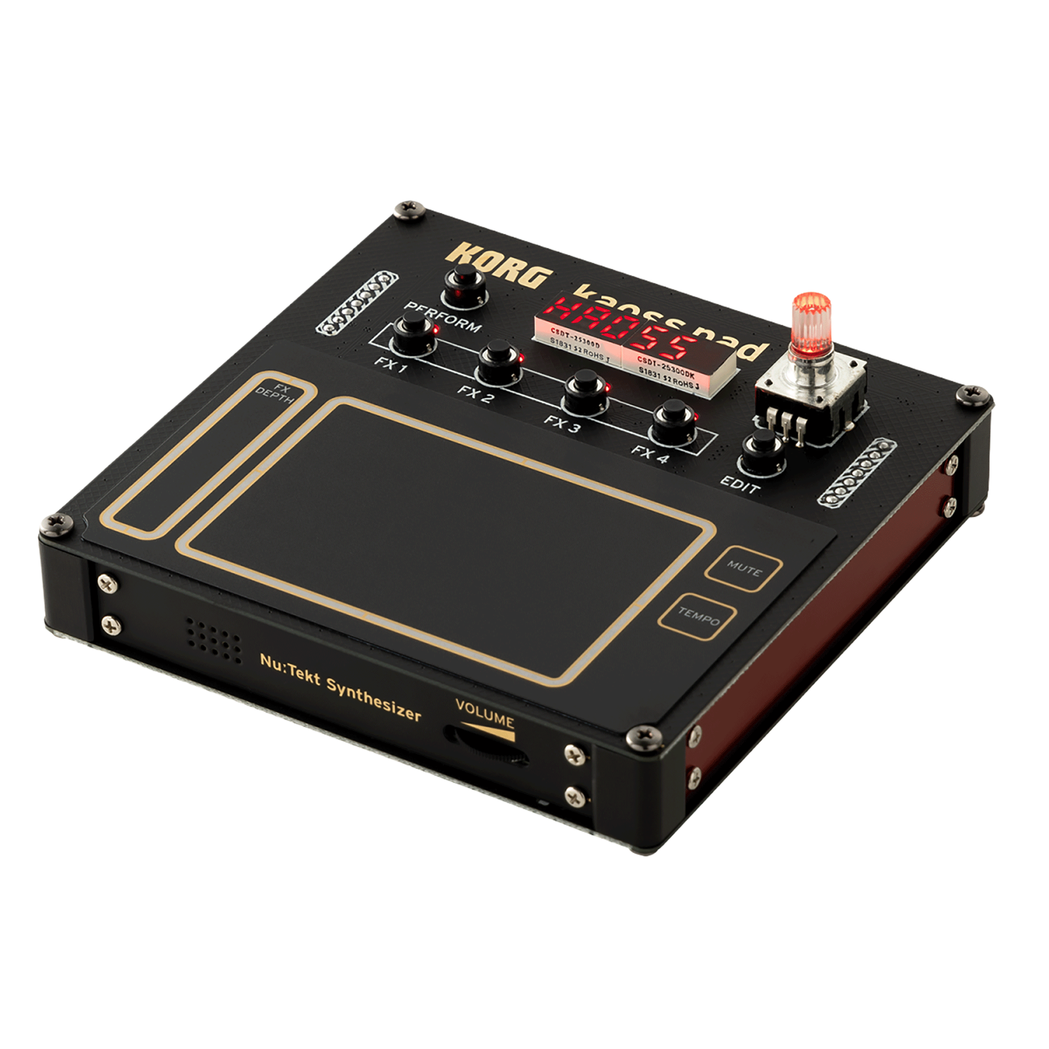 ＃押し弾き タイアップ製品＊KORG DIYキットに仕上げた【kaoss pad kit】