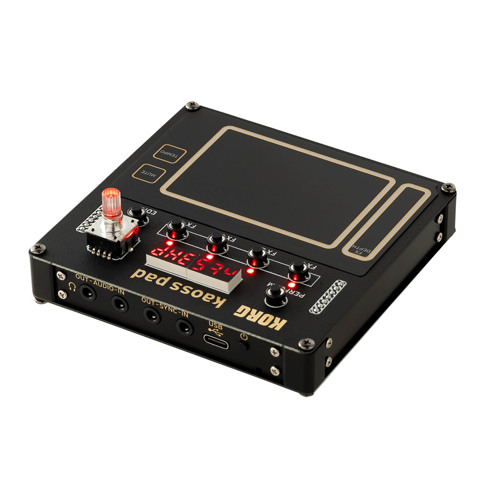 ＃押し弾き タイアップ製品＊KORG DIYキットに仕上げた【kaoss pad kit】