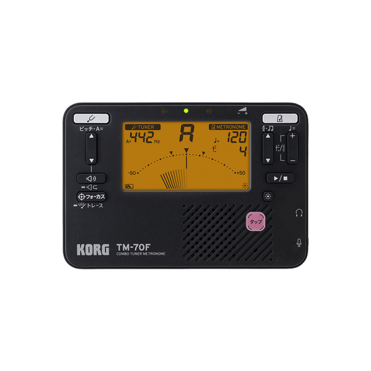 ＃押し弾き タイアップ製品＊KORG ギターチューナー・メトロ【TM-70F】