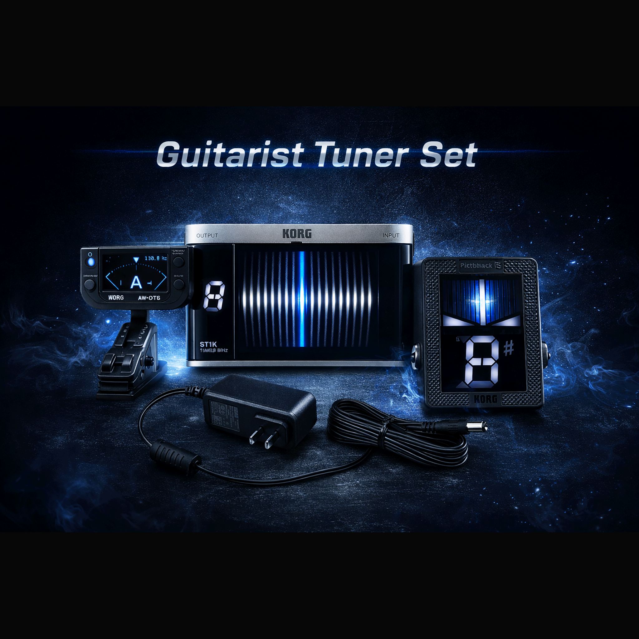 KORG　これがあればどんなシチュエーションでもOK！【ギターリスト・チューナー・セット】
