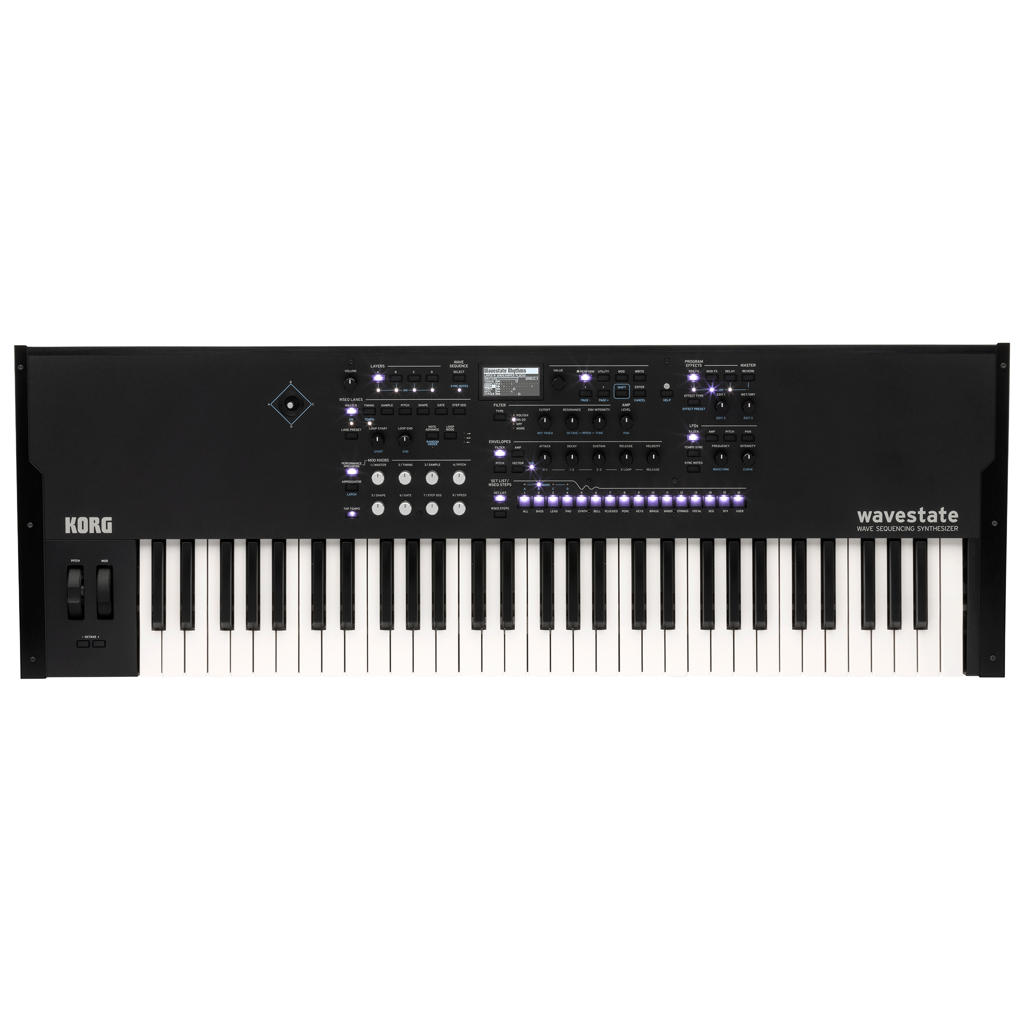 KORG 61鍵盤の本格派シンセサイザー【WAVESTATE-SE】